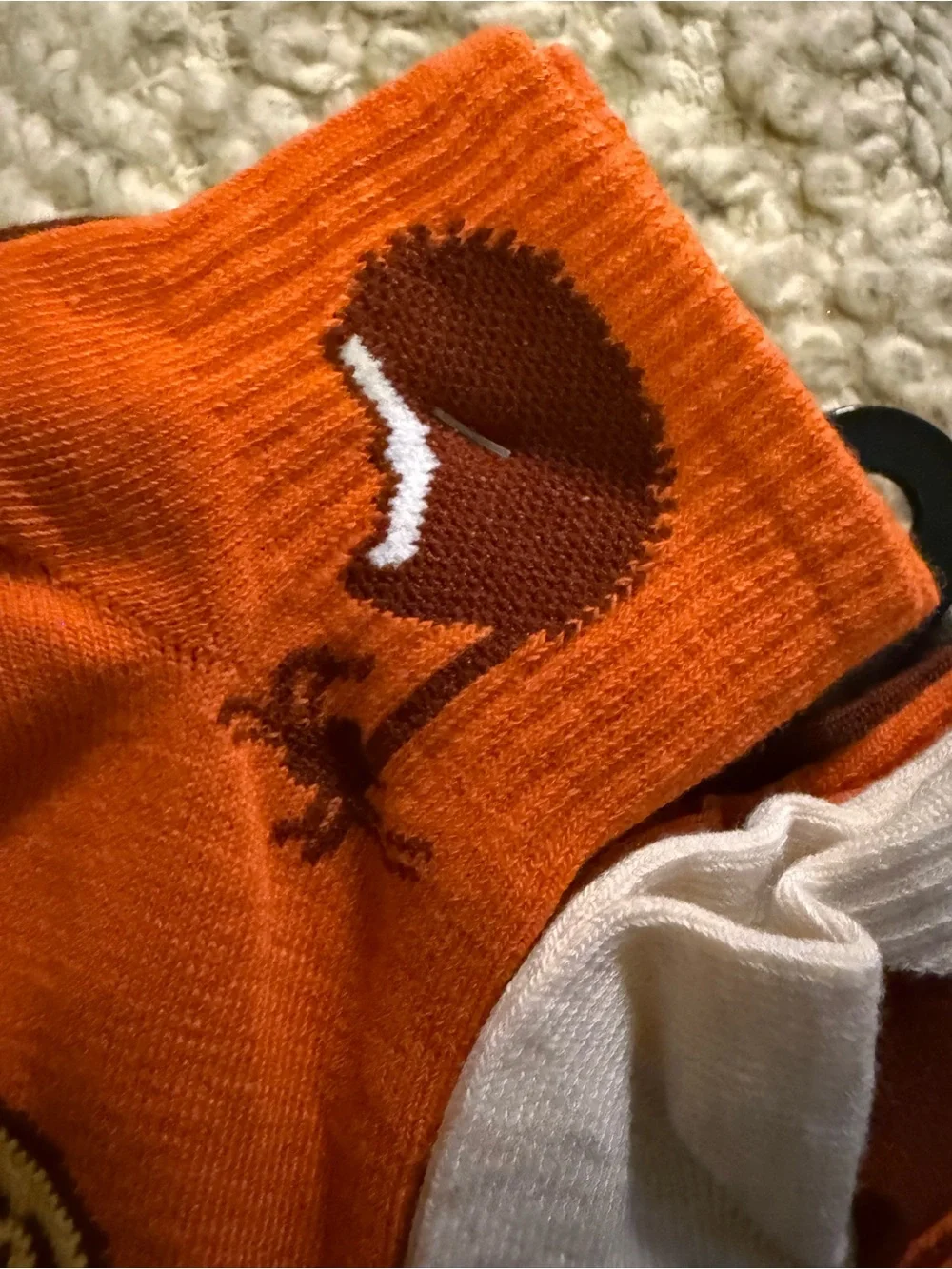 Reese's Celebrate Ankle Socks for Women or men shoe size 6-12 halloween nwt